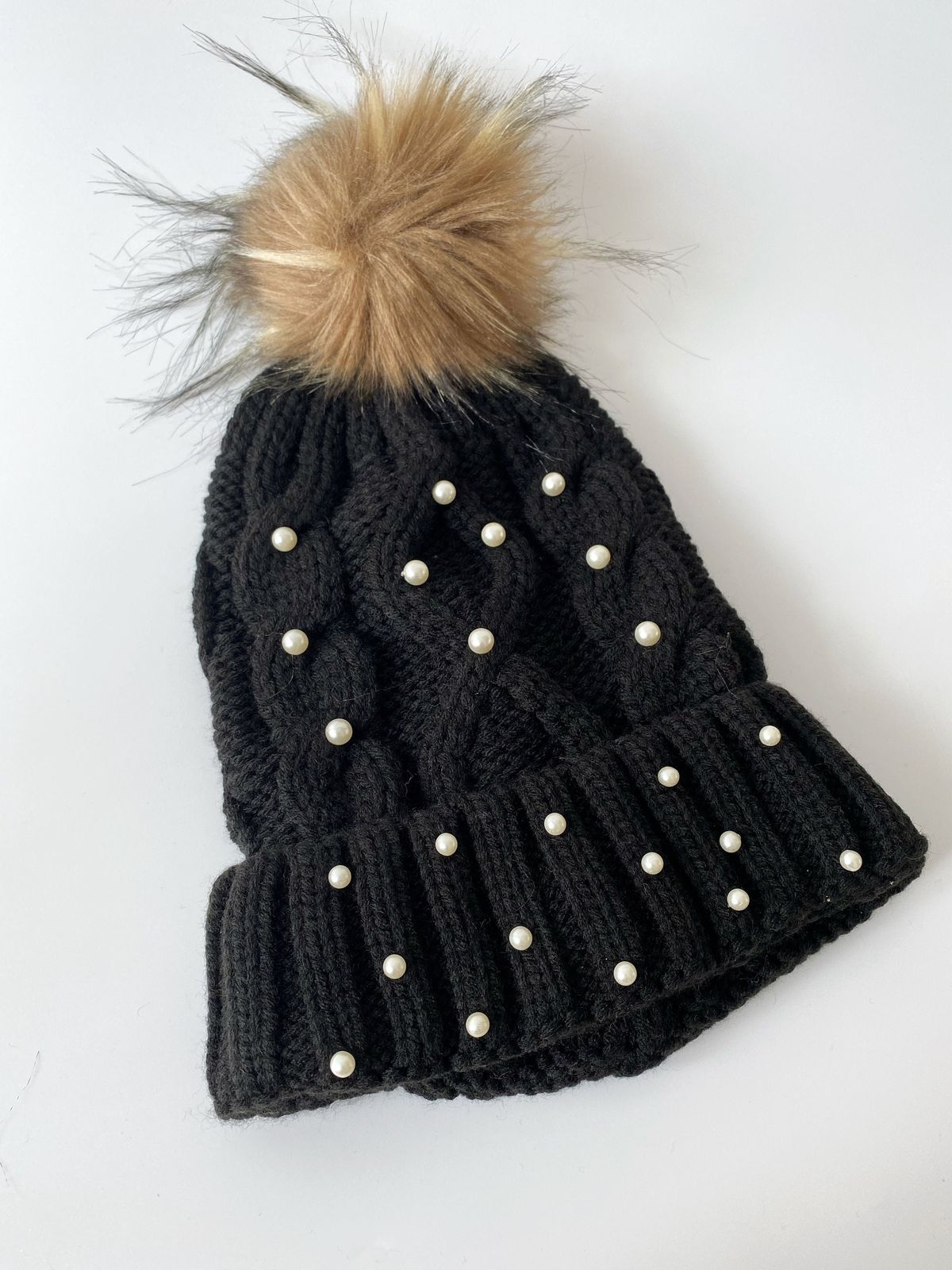 Winter Pearl Strickmütze