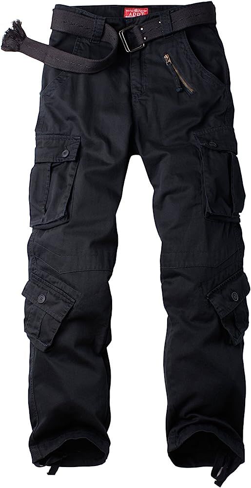Schwarze Urbane Cargohose