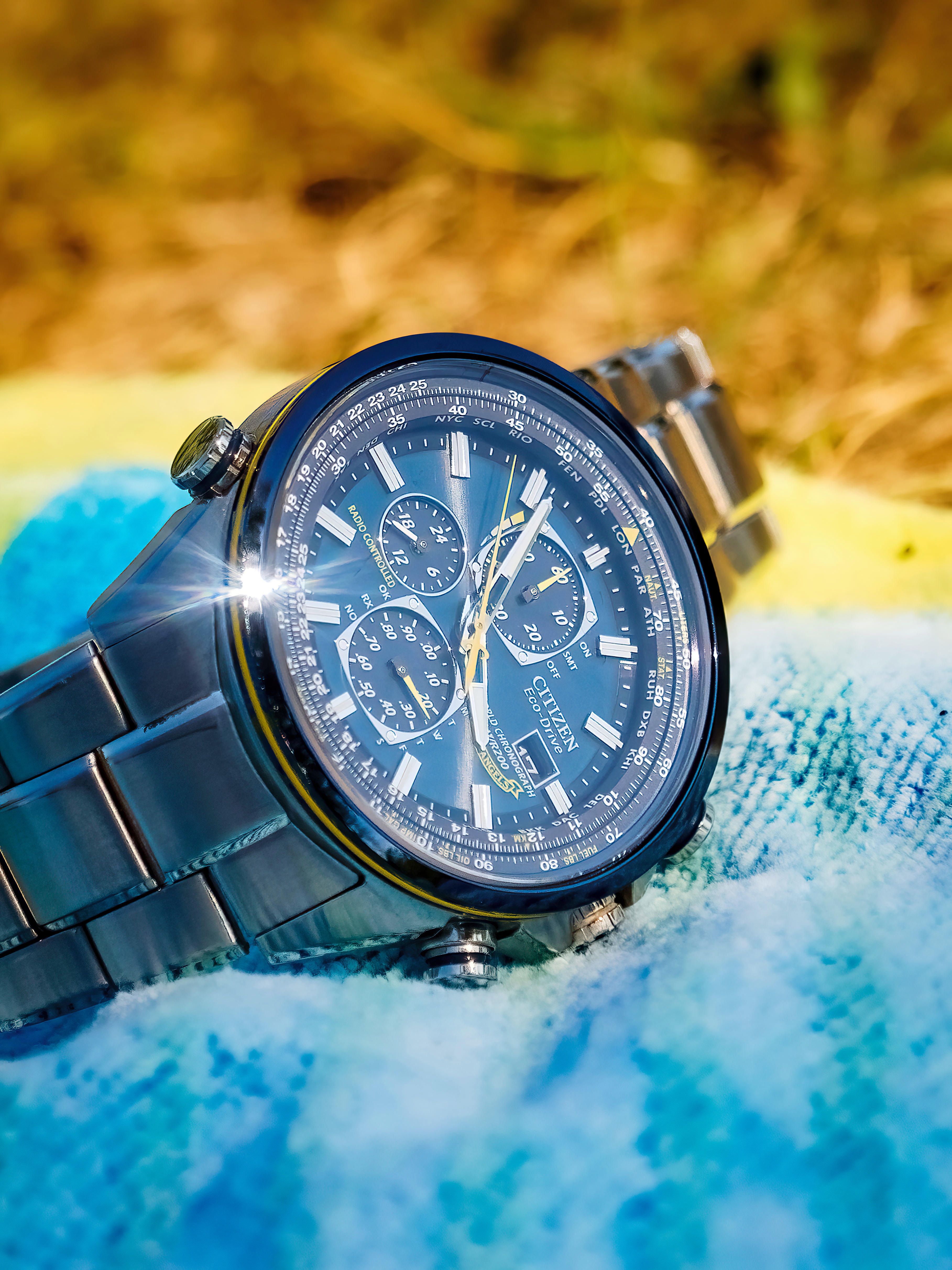 Titan-Stahl-Chronograph