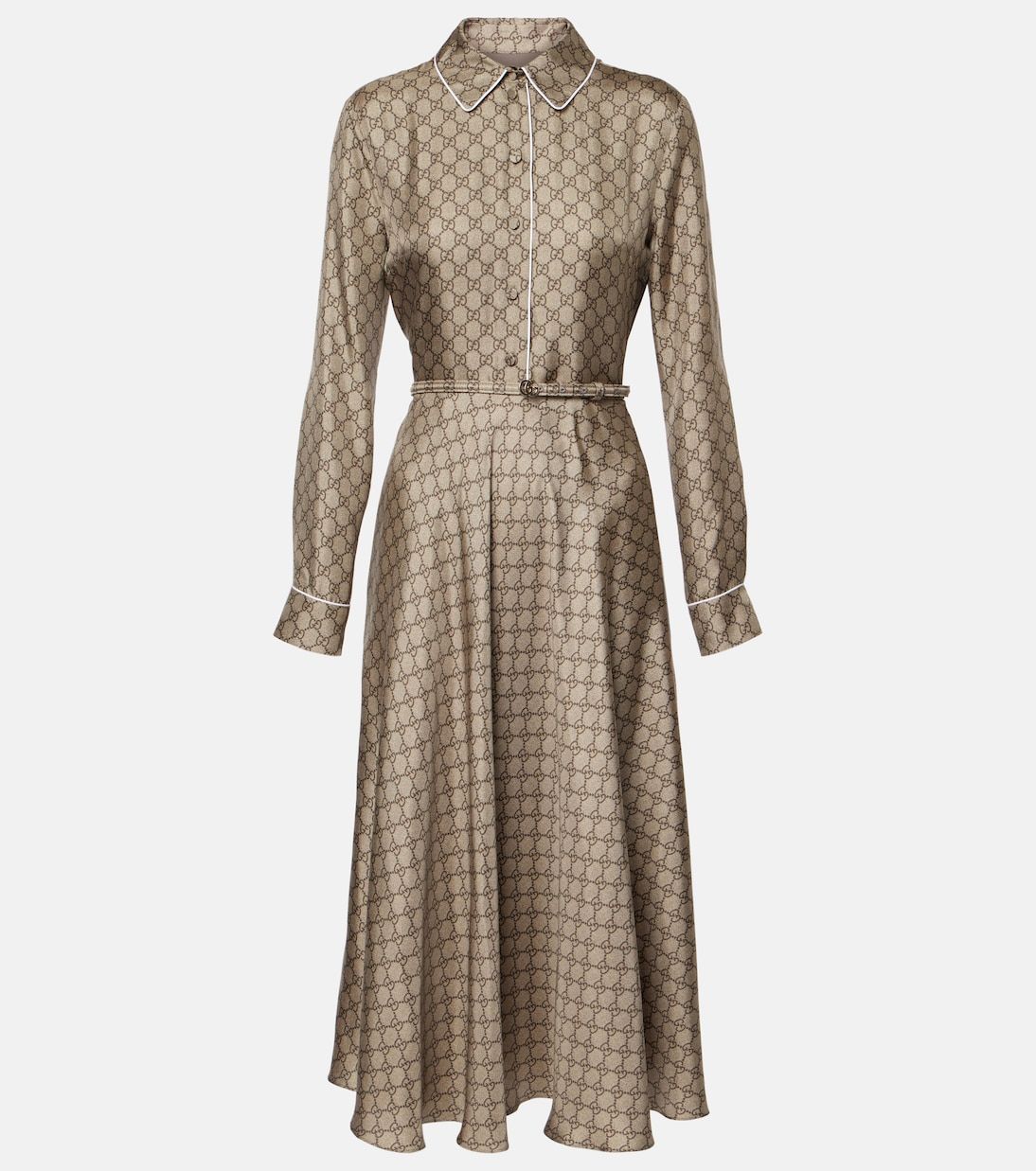 Gucci Seiden-Midikleid